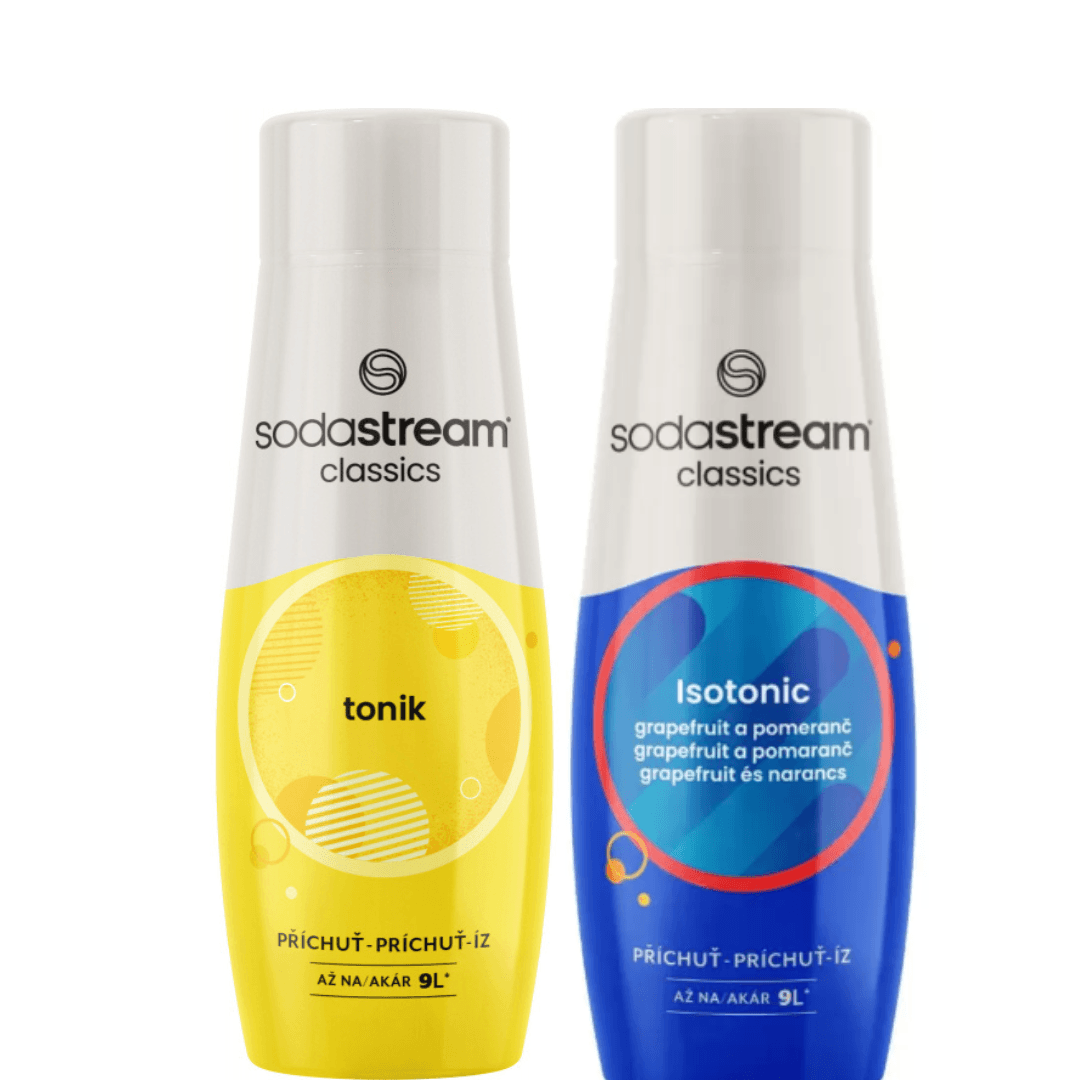 2x SodaStream ISOTONIC + TONIK  sirupy