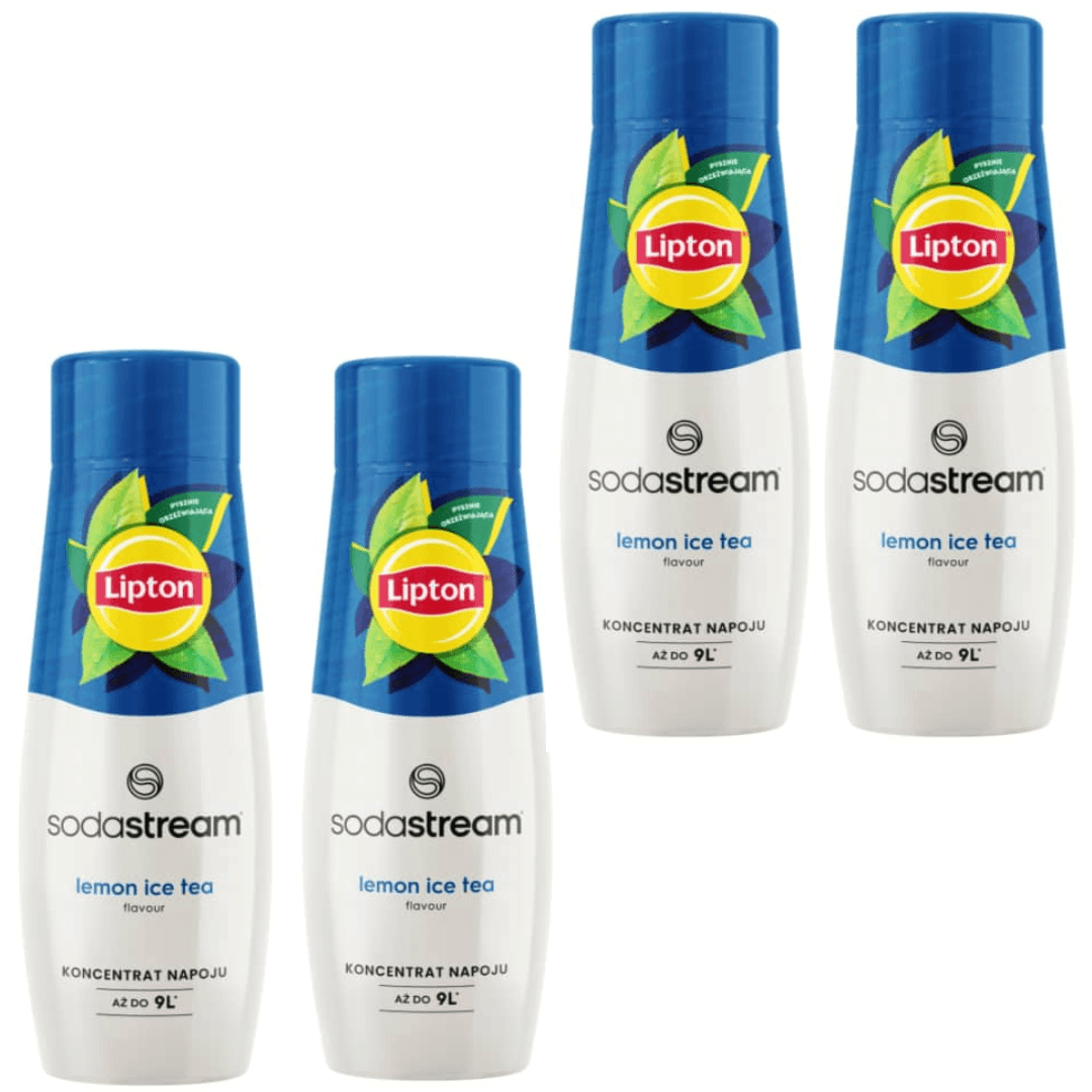 4X SodaStream Lipton Ice Tea sirupy