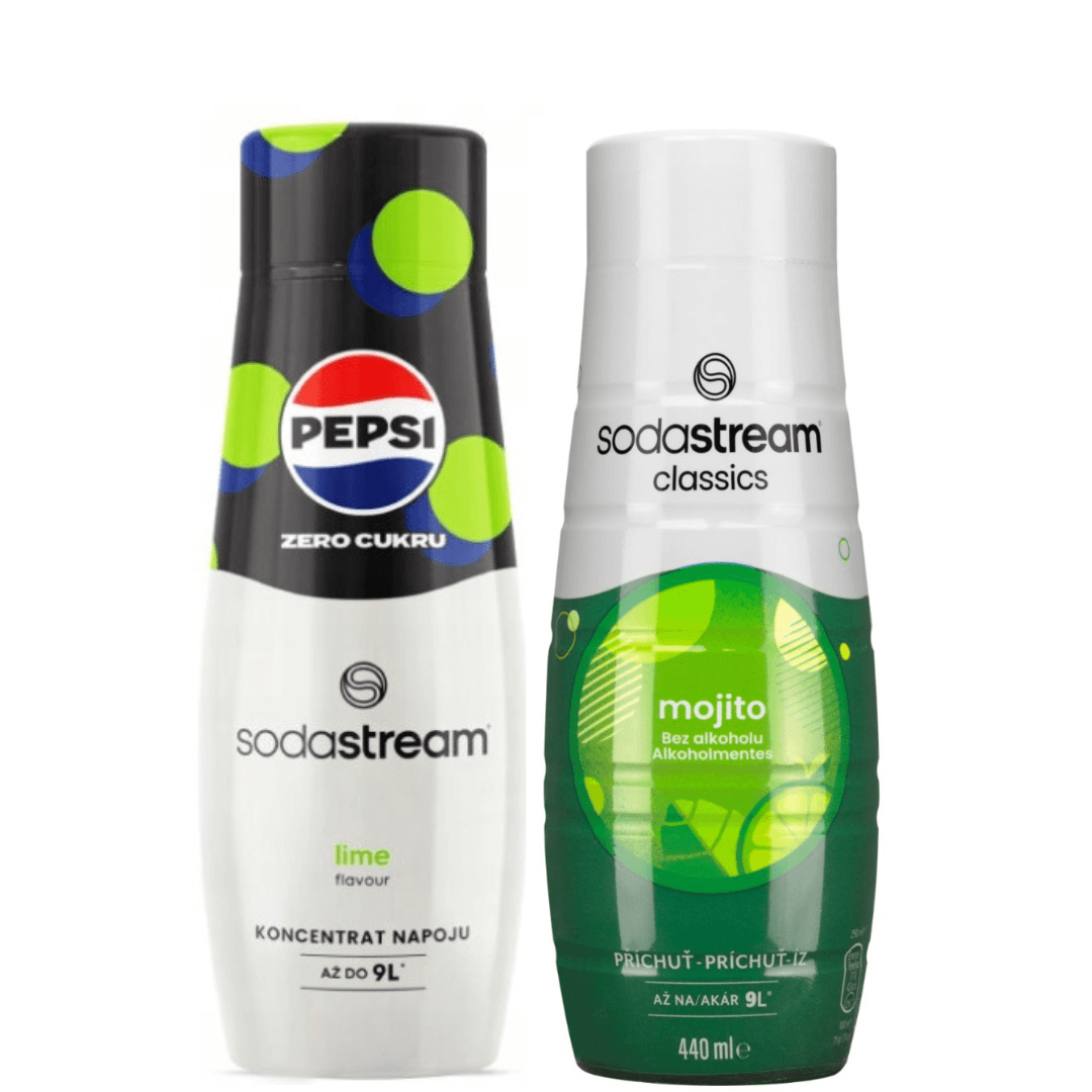 2 x PEPSI MAX LIME +MOJITO sirupy
