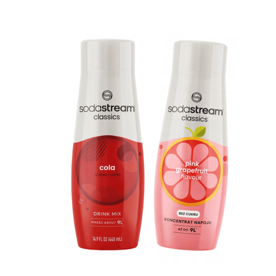 2 x Cola + Růžový grapefruit sirupy