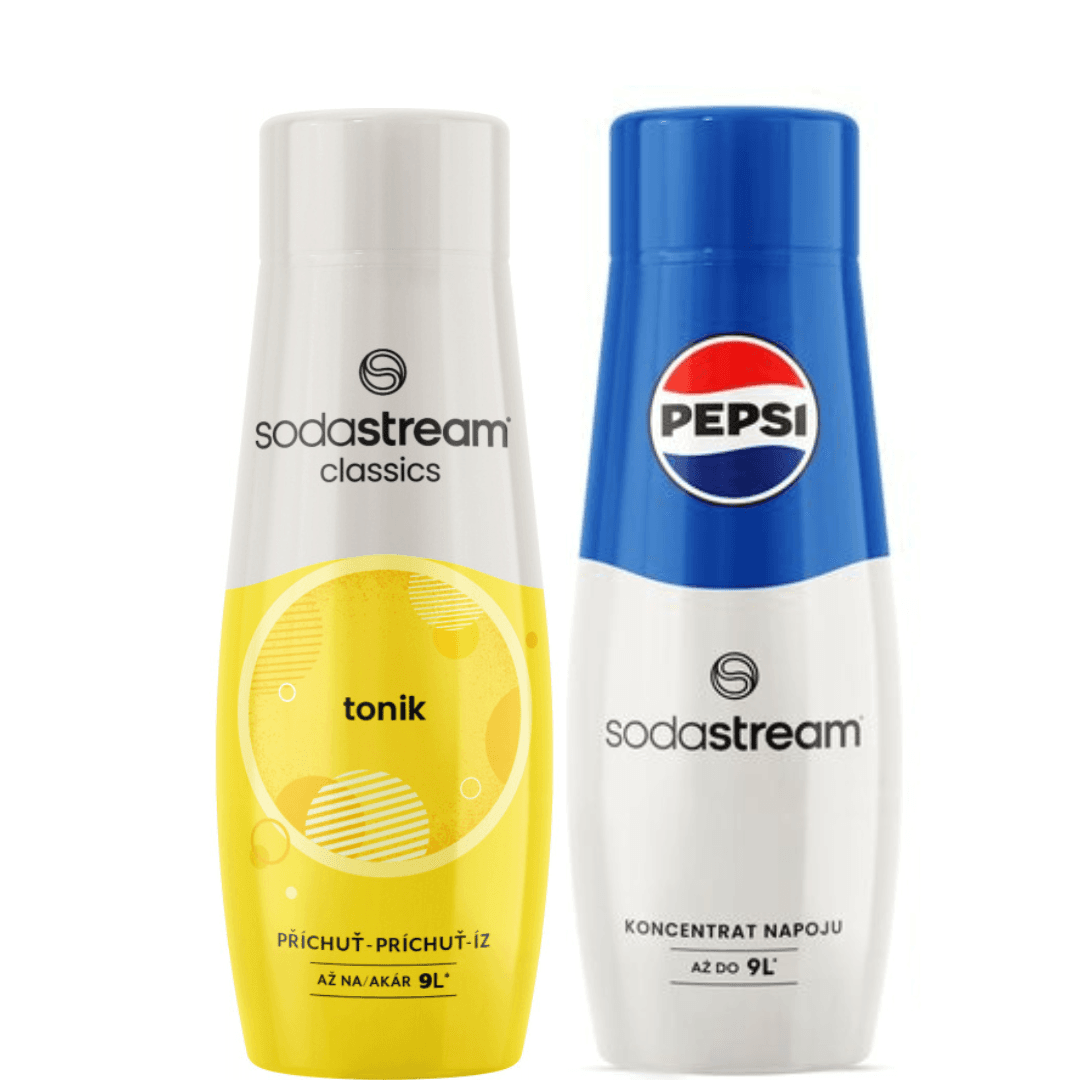 2 x SodaStream PEPSI+TONIC sirupy