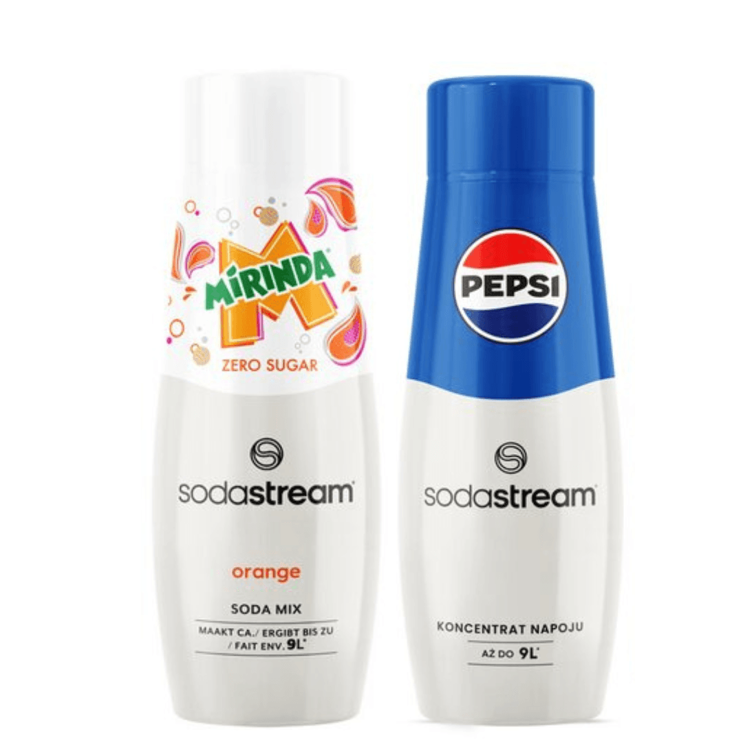 2 x MIRINDA LIGHT + Pepsi sirupy
