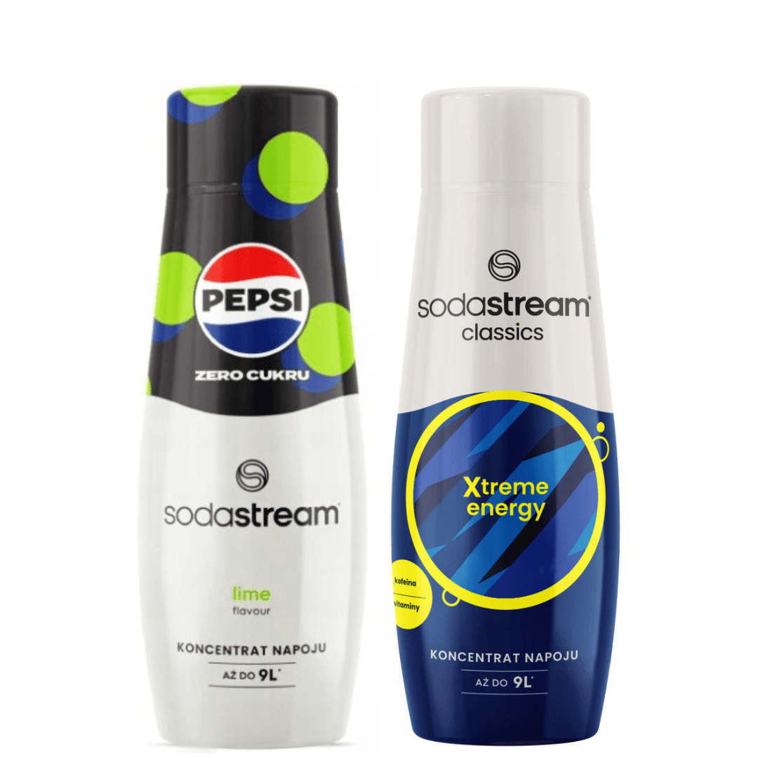 2 x PEPSI MAX LIME + ENERGY sirupy