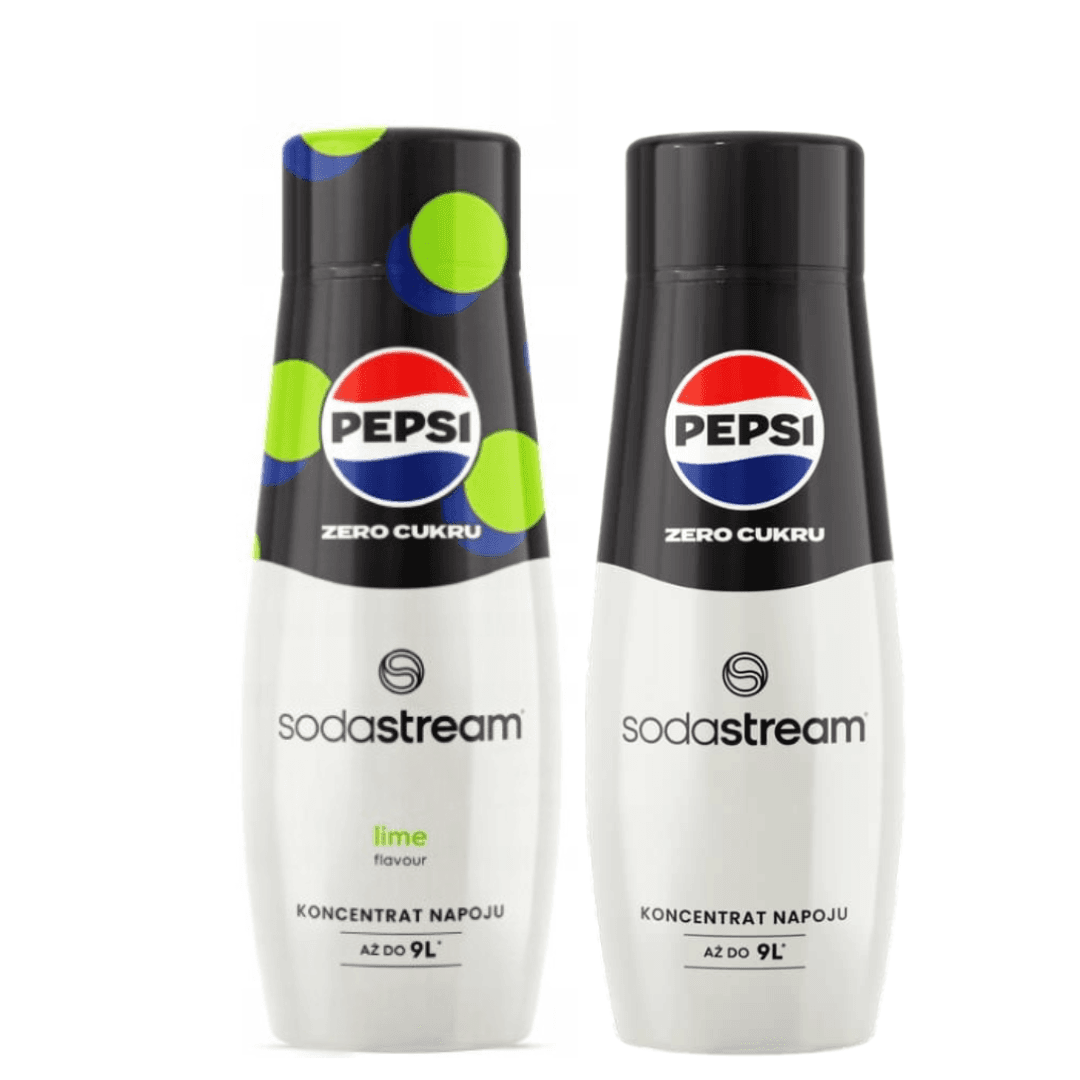 2 x PEPSI MAX LIME + PEPSI MAX sirupy