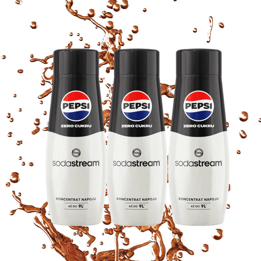 3 x Pepsi MAX sirupy