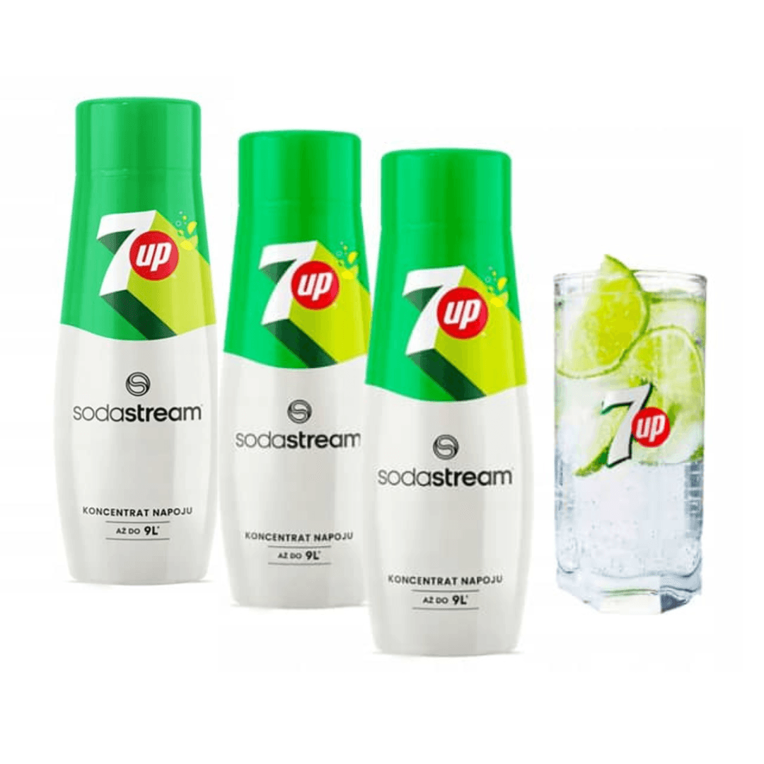 3 x 7UP sirupy
