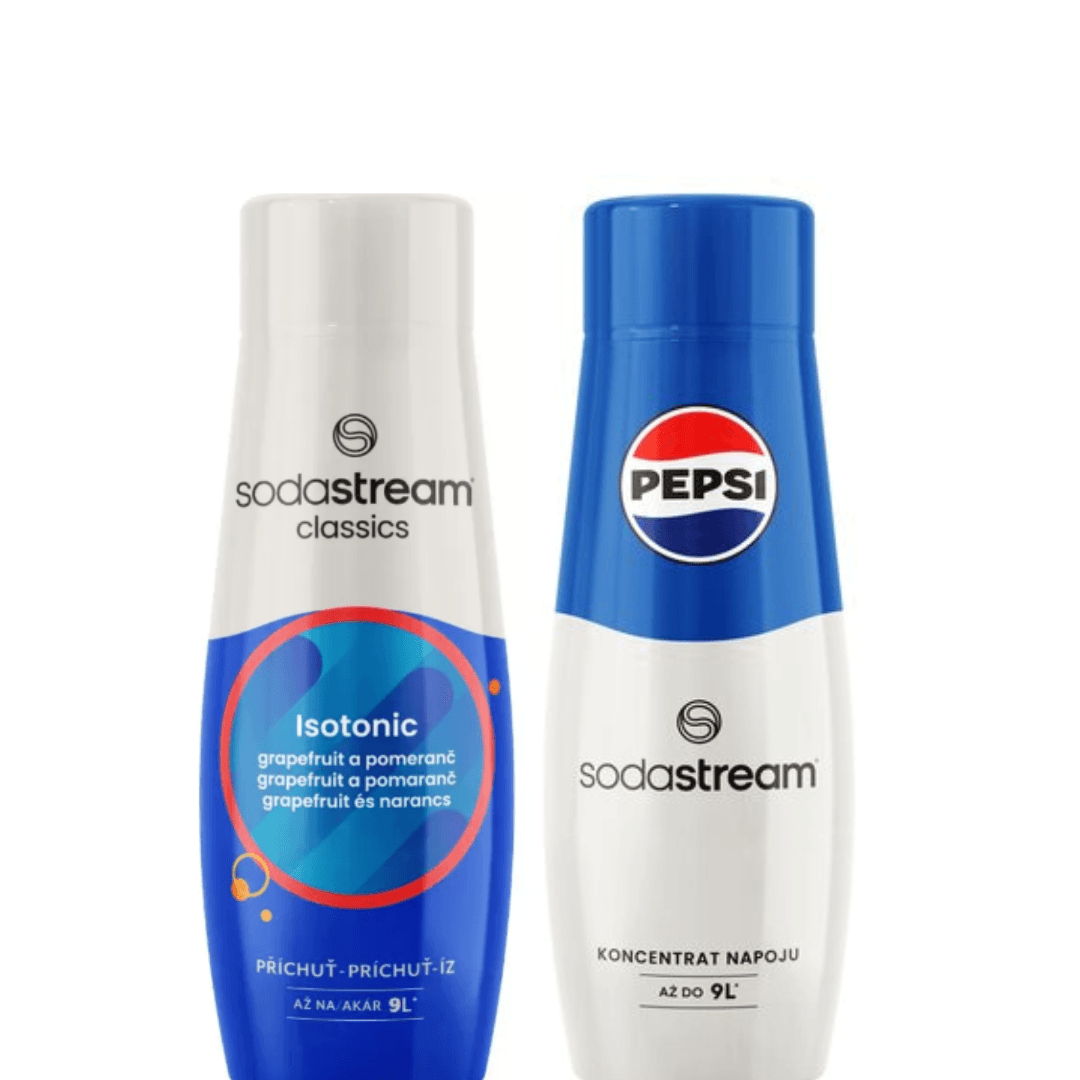 2 x SodaStream ISOTONIC + PEPSI sirupy