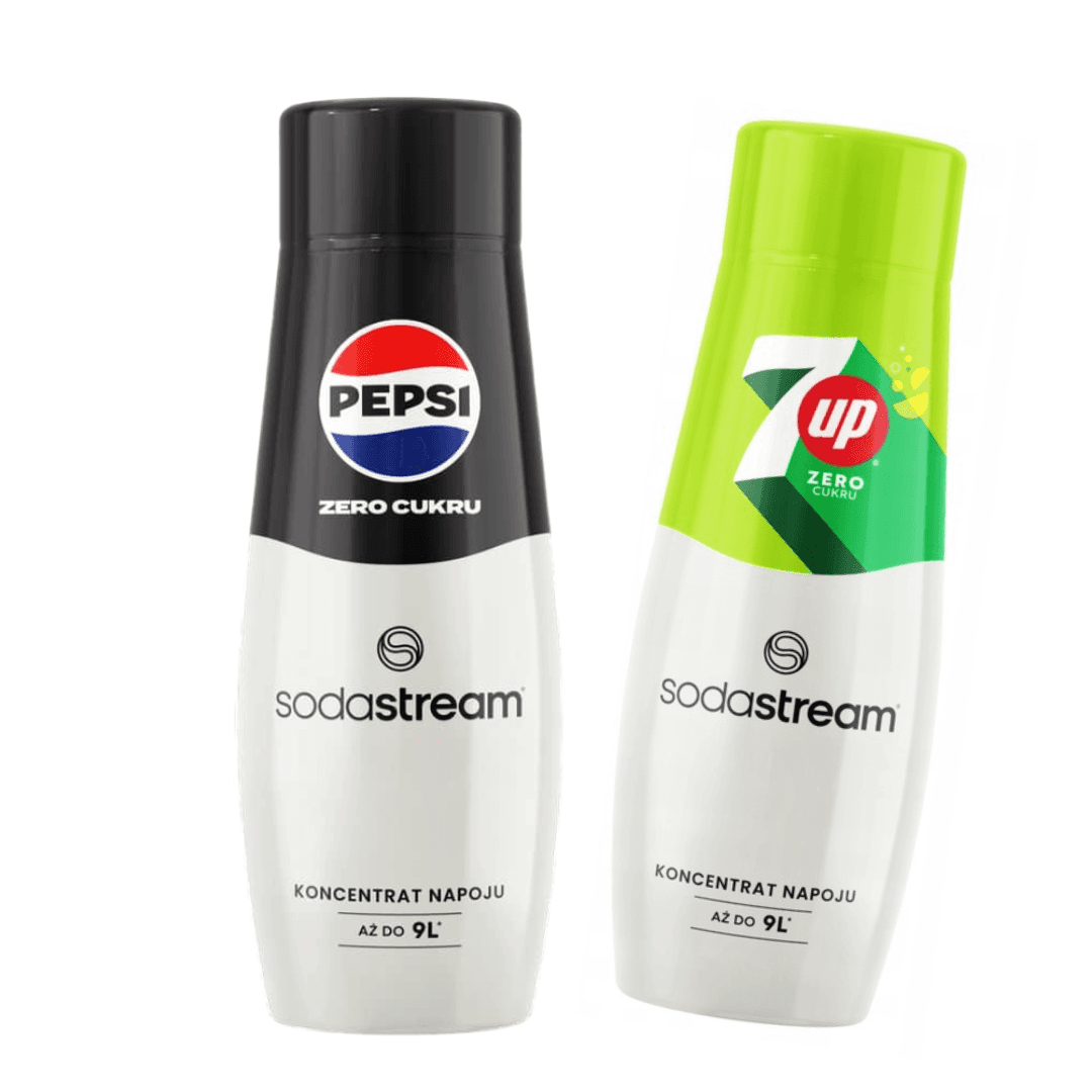 2x 7Up ZERO + Pepsi Max sirupy