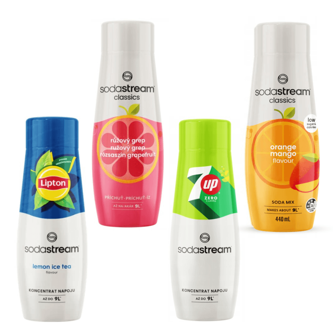 4x 7 UP ZERO + Pomeranč Mango + Růžový Grapefruit + Lipton Citrónový Čaj