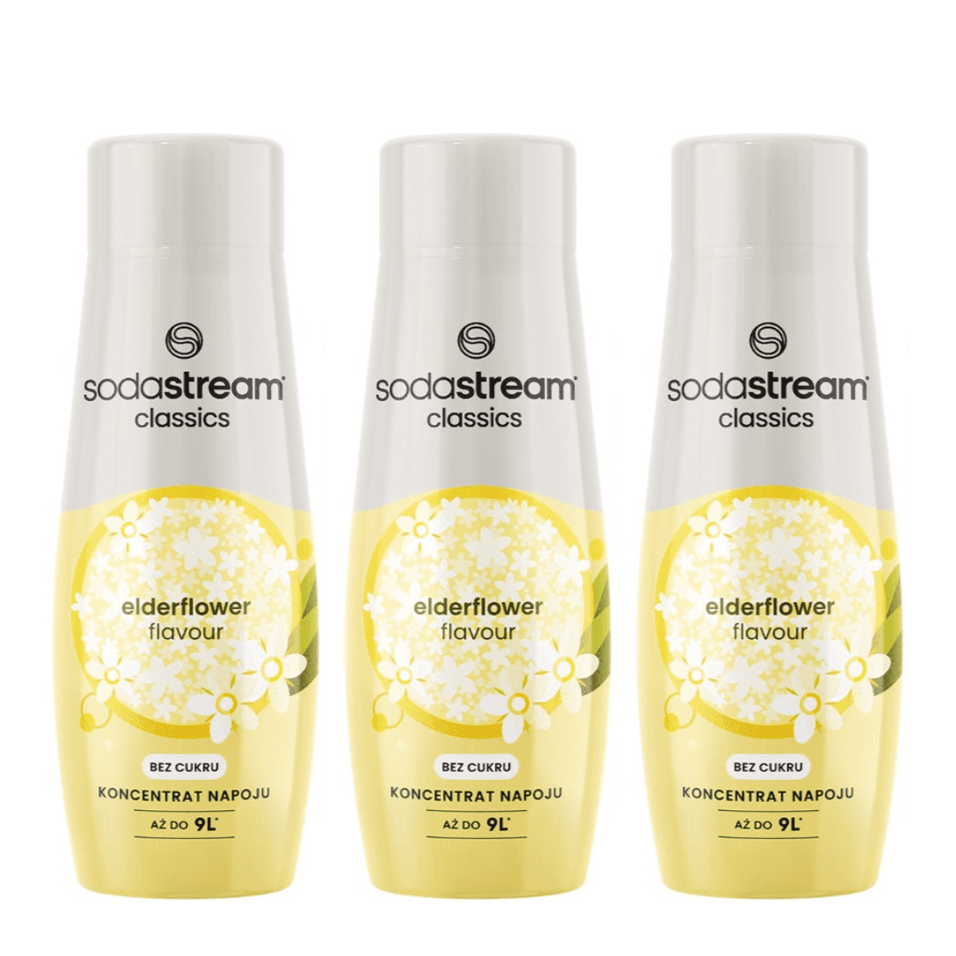 3× SodaStream Bezinkový květ Zero 440 ml sirupy