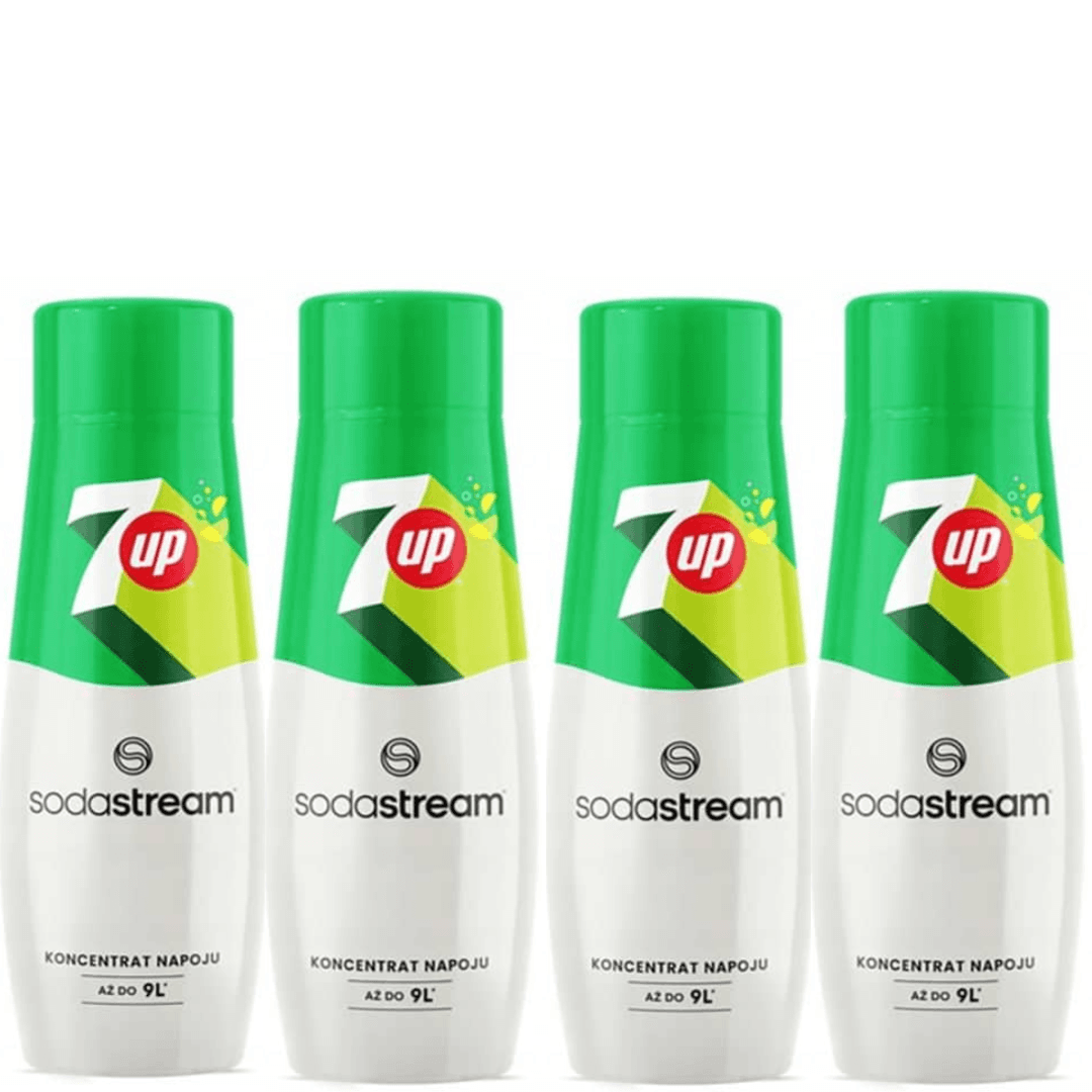 4x SodaStream 7Up sirupy