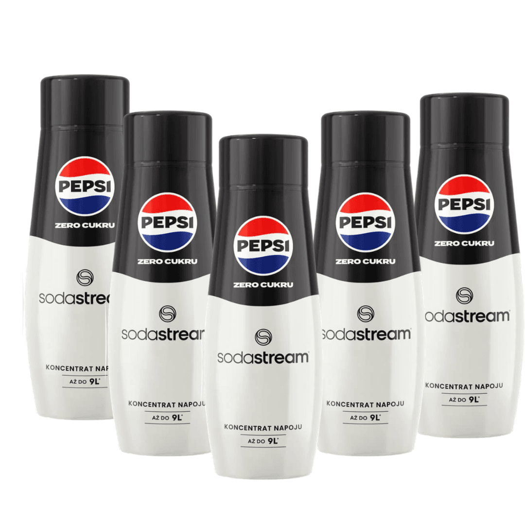 5× SodaStream Pepsi MAX sirupy