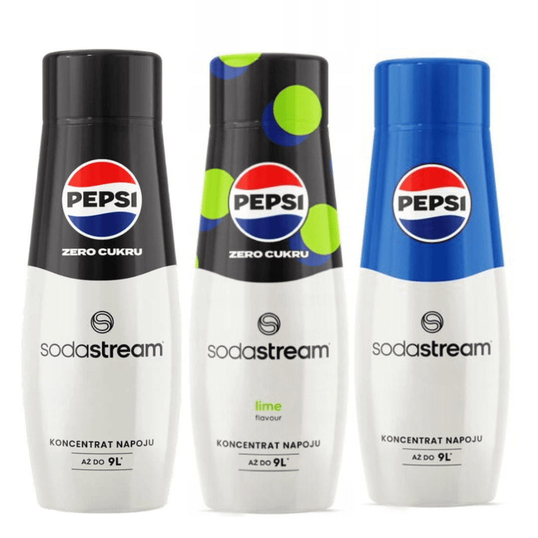 3x PEPSI + PEPSI MAX + PEPSI MAX LIMETKA sirupy