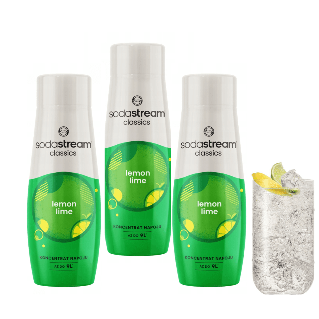3x SodaStream Citrón-Limetka sirupy