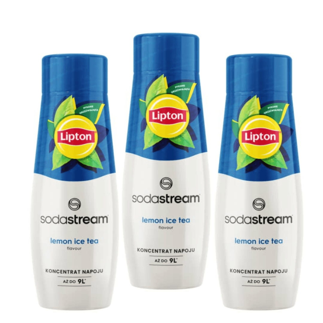 3x SodaStream Lipton Lemon Ice Tea