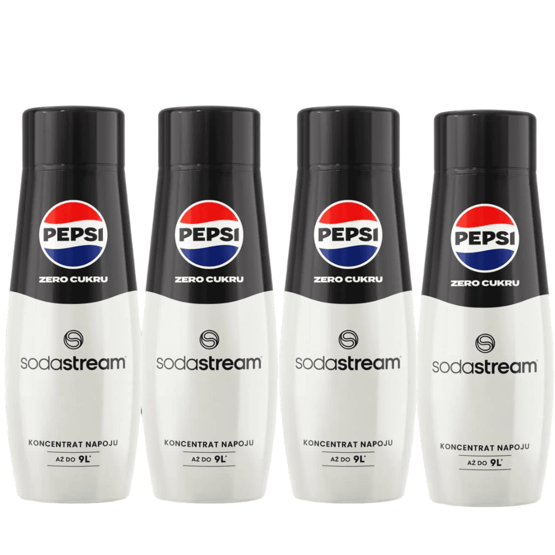4 x SodaStream Pepsi Max sirupy