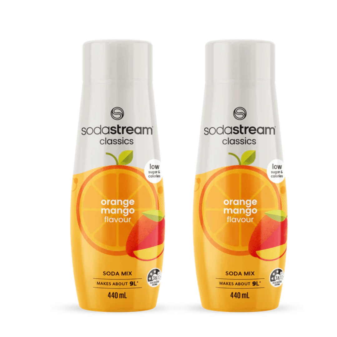 2x SodaStream Pomeranč Mango Sirupy