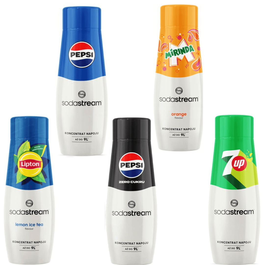 5x 7Up + Pepsi + Mirinda + Pepsi Max + Lipton Citronový Čaj