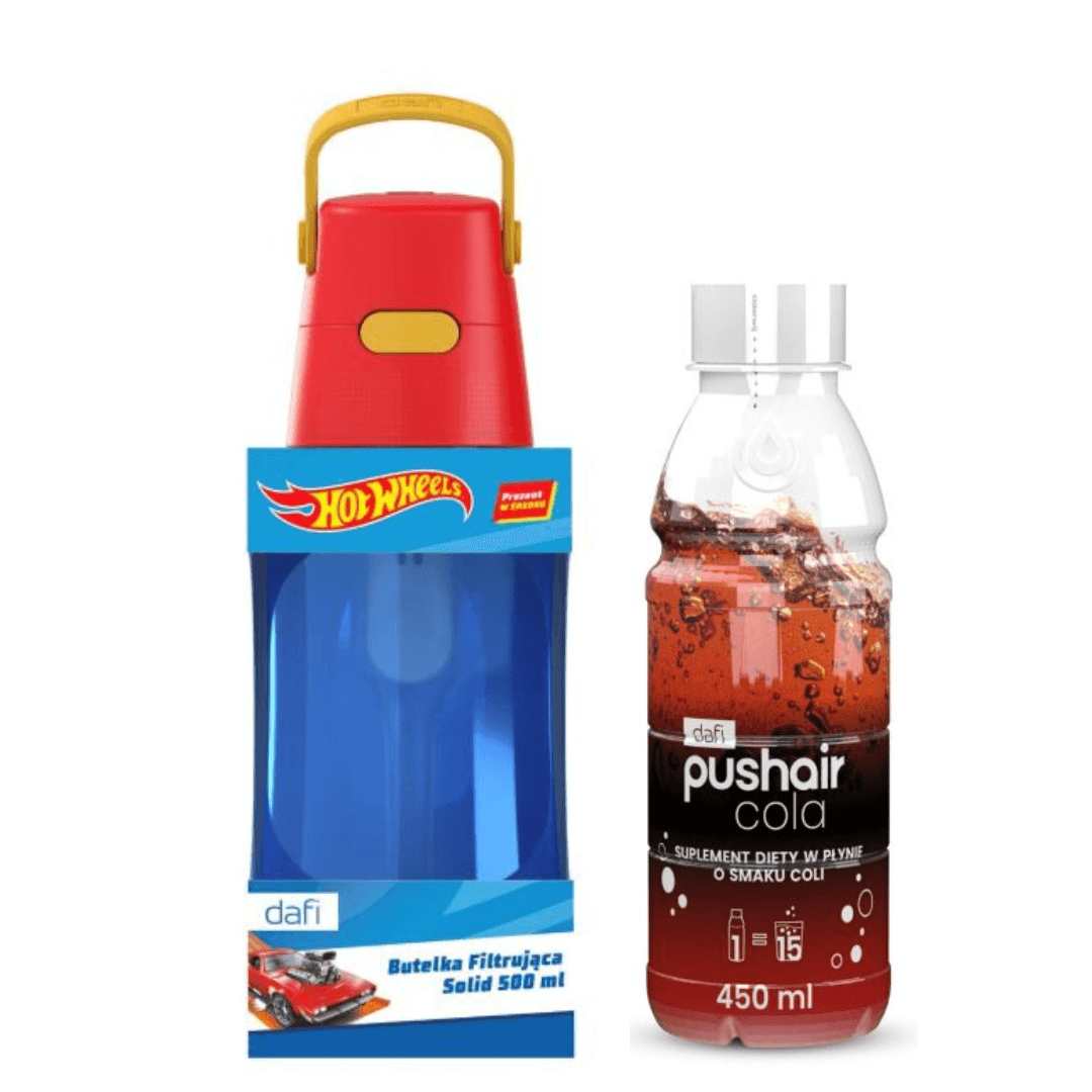 Dafi SOLID HOT WHEELS Filter Bottle 0.5 + Cola Syrup