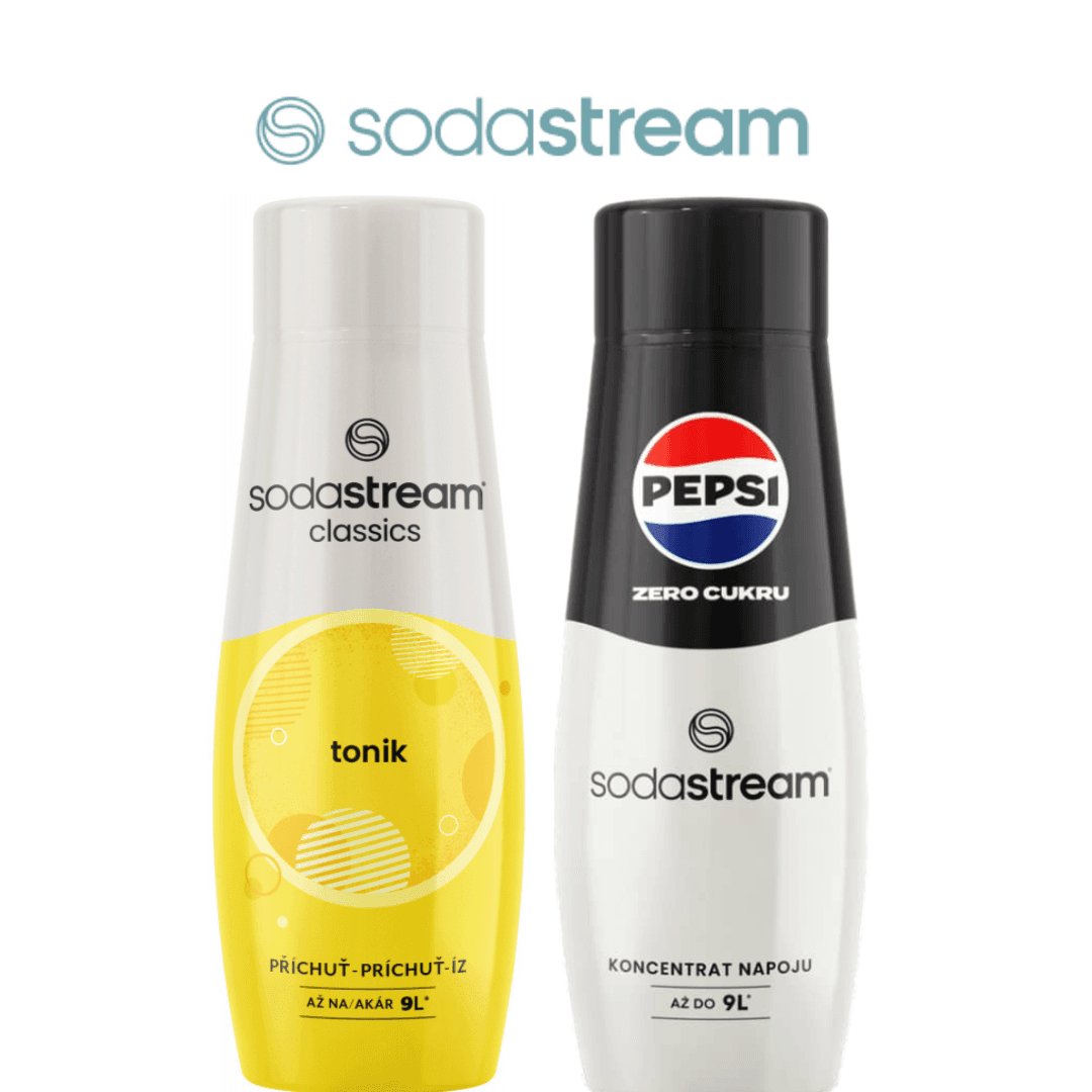 2 x SodaStream PEPSI MAX + TONIK sirupy