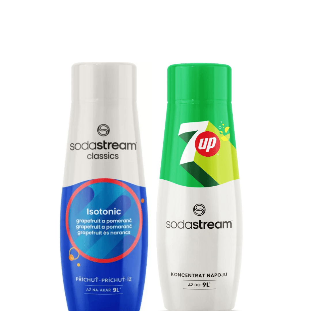 2 x SodaStream ISOTONIC + 7UP  sirupy