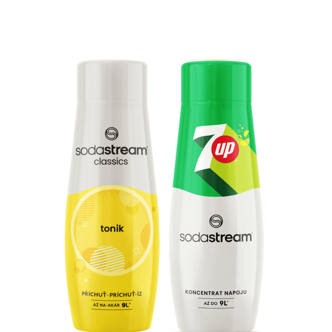 2 x SodaStream 7UP+ TONIK sirupy