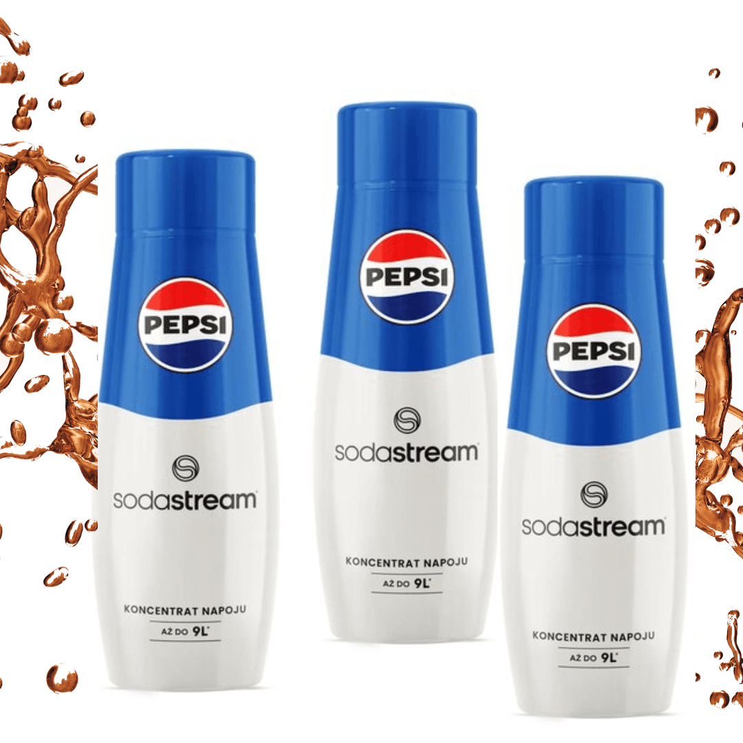 3 x PEPSI sirupy