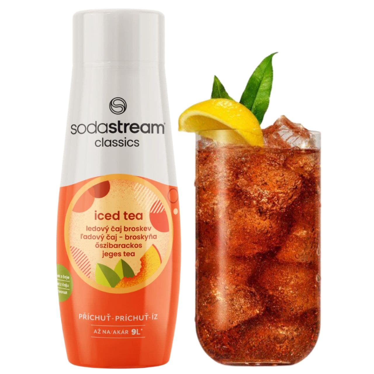 SodaStream sirup Ledový čaj broskev 440 ml